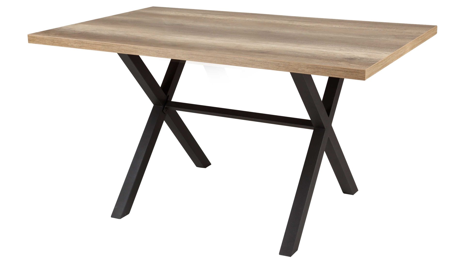 Mögro, Möbel A-Z, Tische, Esstische, Esstisch, Auszugtisch, Esstisch Bonny  T, Wildeiche & Anthrazit – ca. 140 x 90 cm